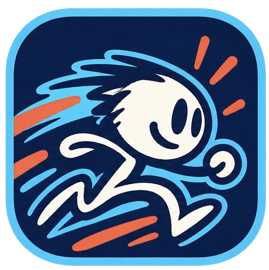 Official ScribbleDash running doodle mascot